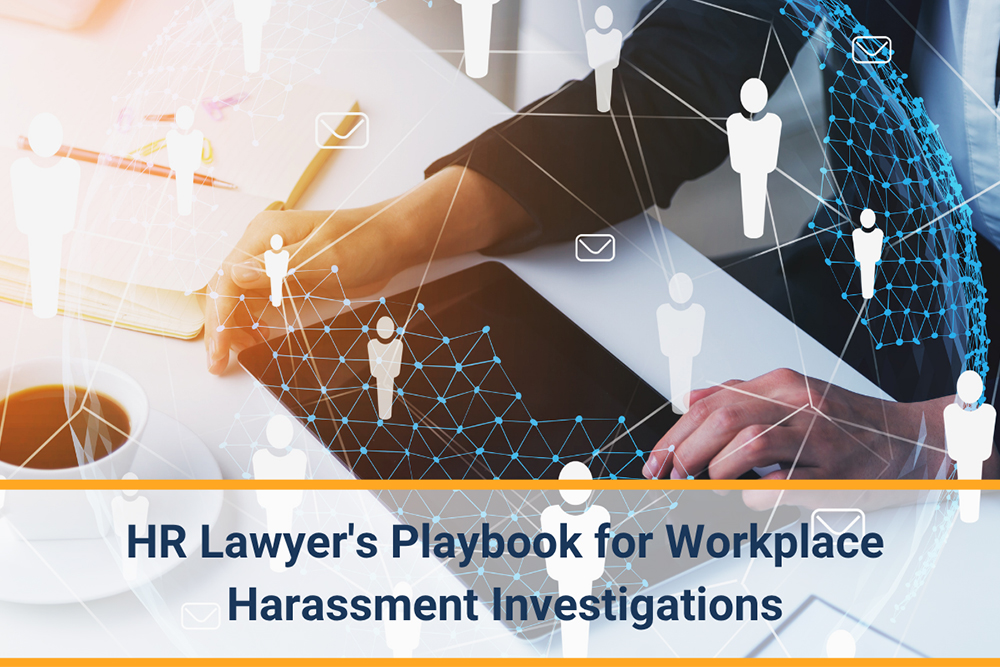 HR lawyer Leslie J Smith conducting workplace harassment investigation consultation with management team